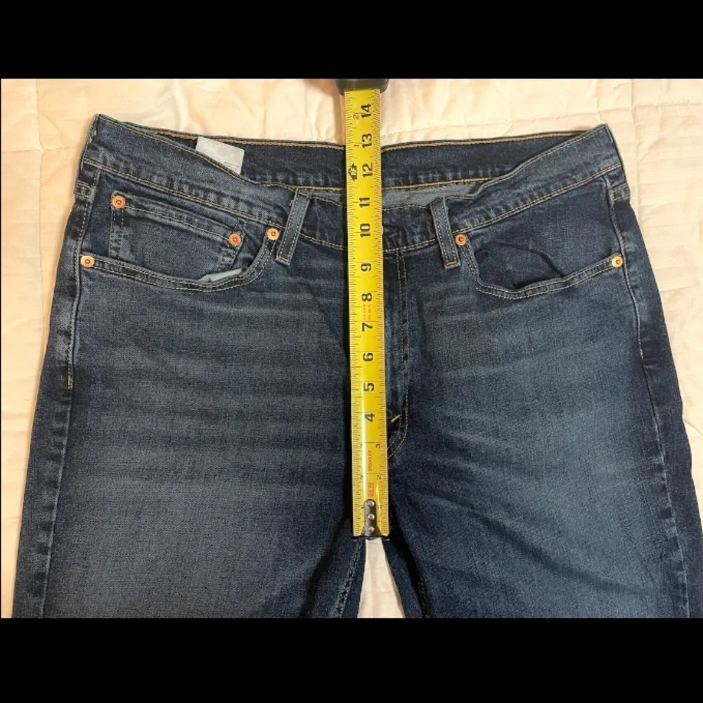 Levis 514 Jeans Mens 36x30 Blue Denim Straight Leg Regular Fit Medium Wash EUC
